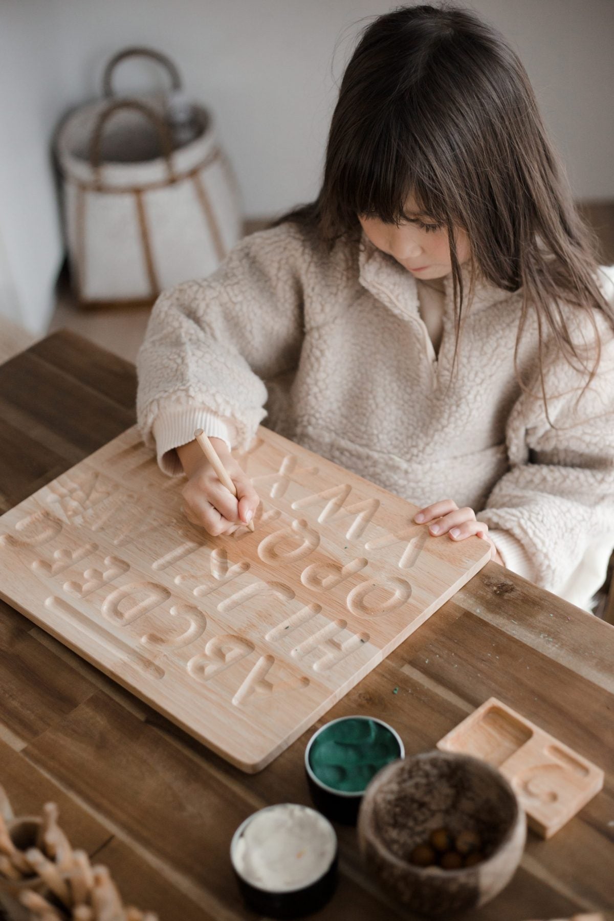 QToys Australia Capital letter lacing board